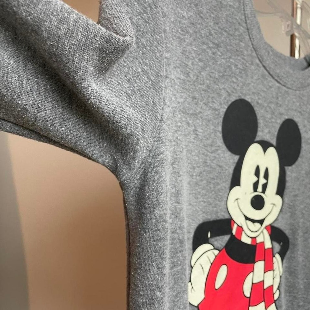 Disney Mickey Mouse grey sweatshirt Size Adult M - Picture 4 of 6
